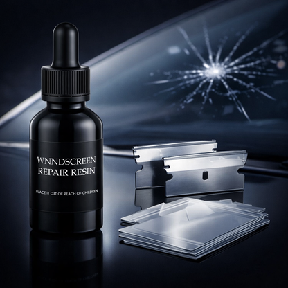 Windshield Repair Resin Kit – Fix Cracks, Chips & Scratches Instantly